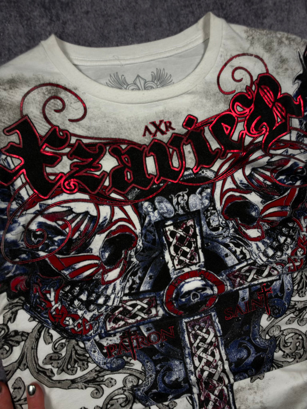 (GRAIL) 2000s CHROME XZAVIER SHIRT (M)