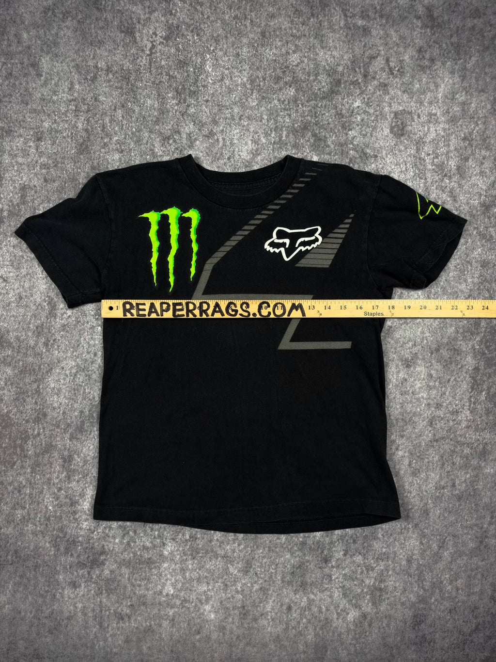 2000s FOX RACING x MONSTER ENERGY SHIRT (S)