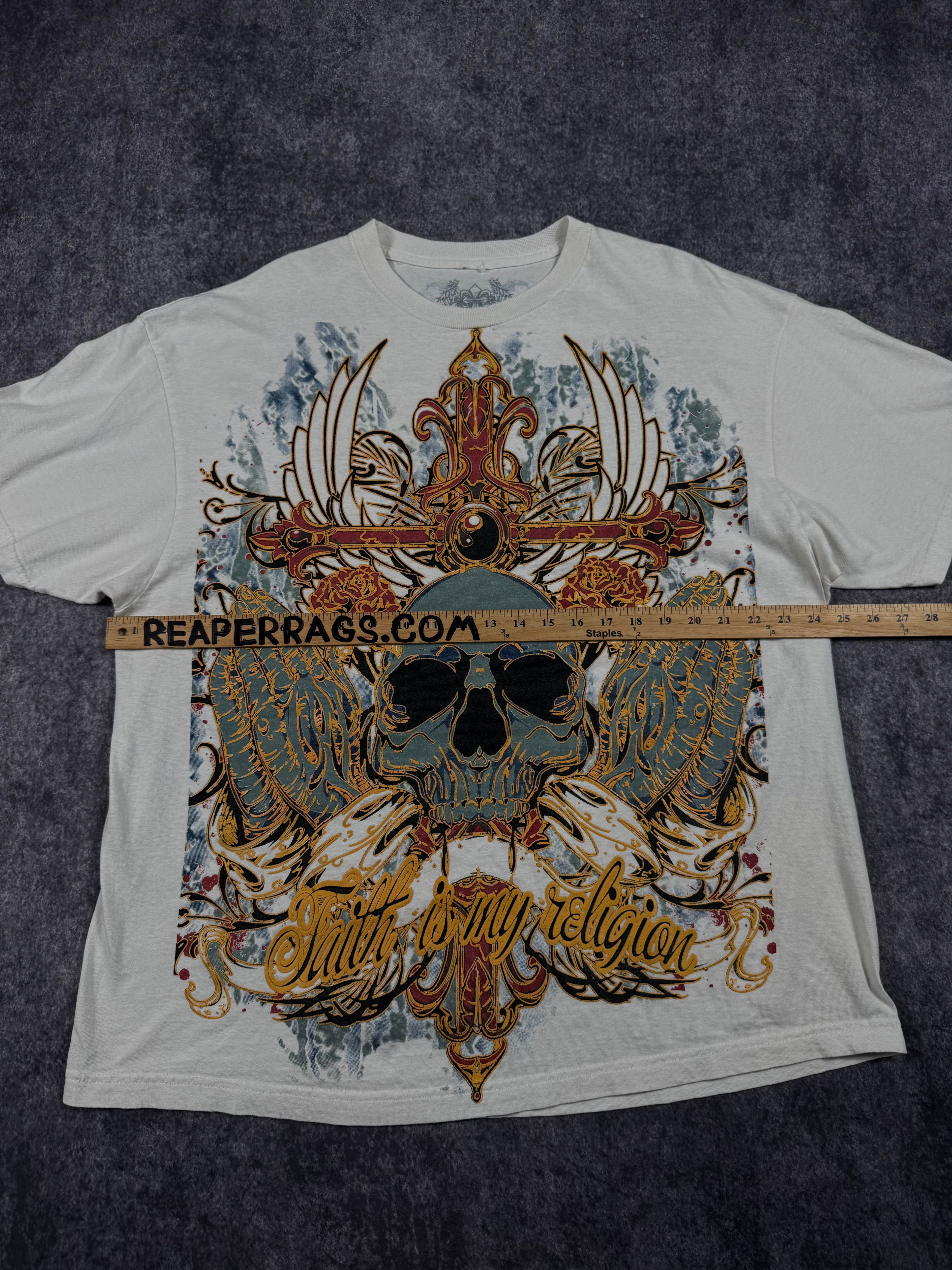 (rare) 2000s vintage couture shirt (XXL)