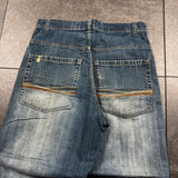 2000s Southpole Embroidered Gold Tab Jeans (32x29)