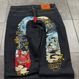 2000s Evisu Style Jeans (34x30)