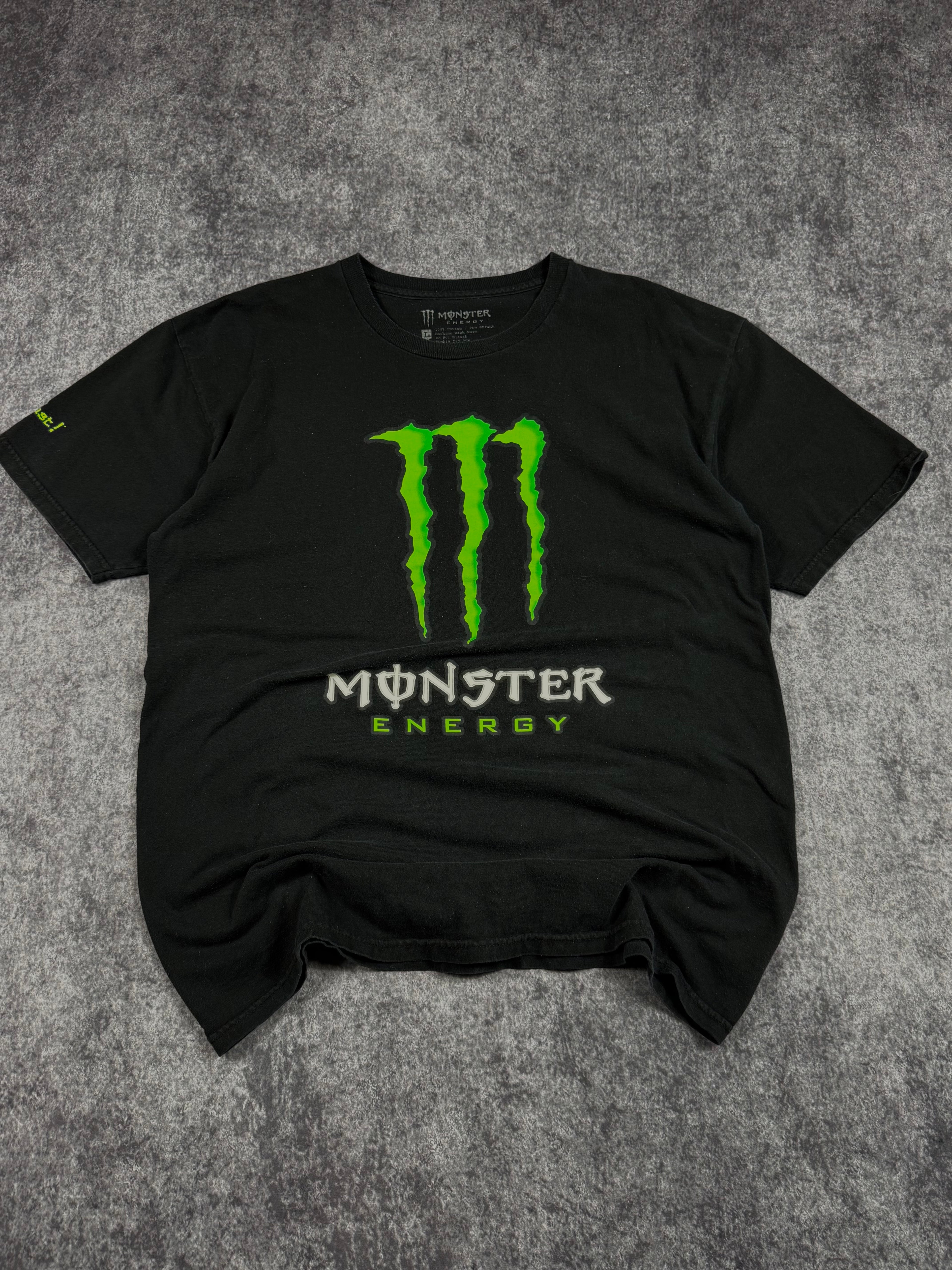 (rare) 2000s monster energy shirt (L)