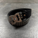 Rhinestone DC Studded Belt (belt included)