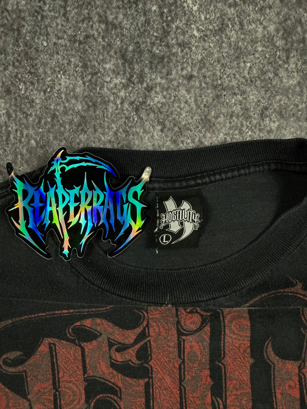 (RARE) 2000S HOSTILITY SHIRT (L)