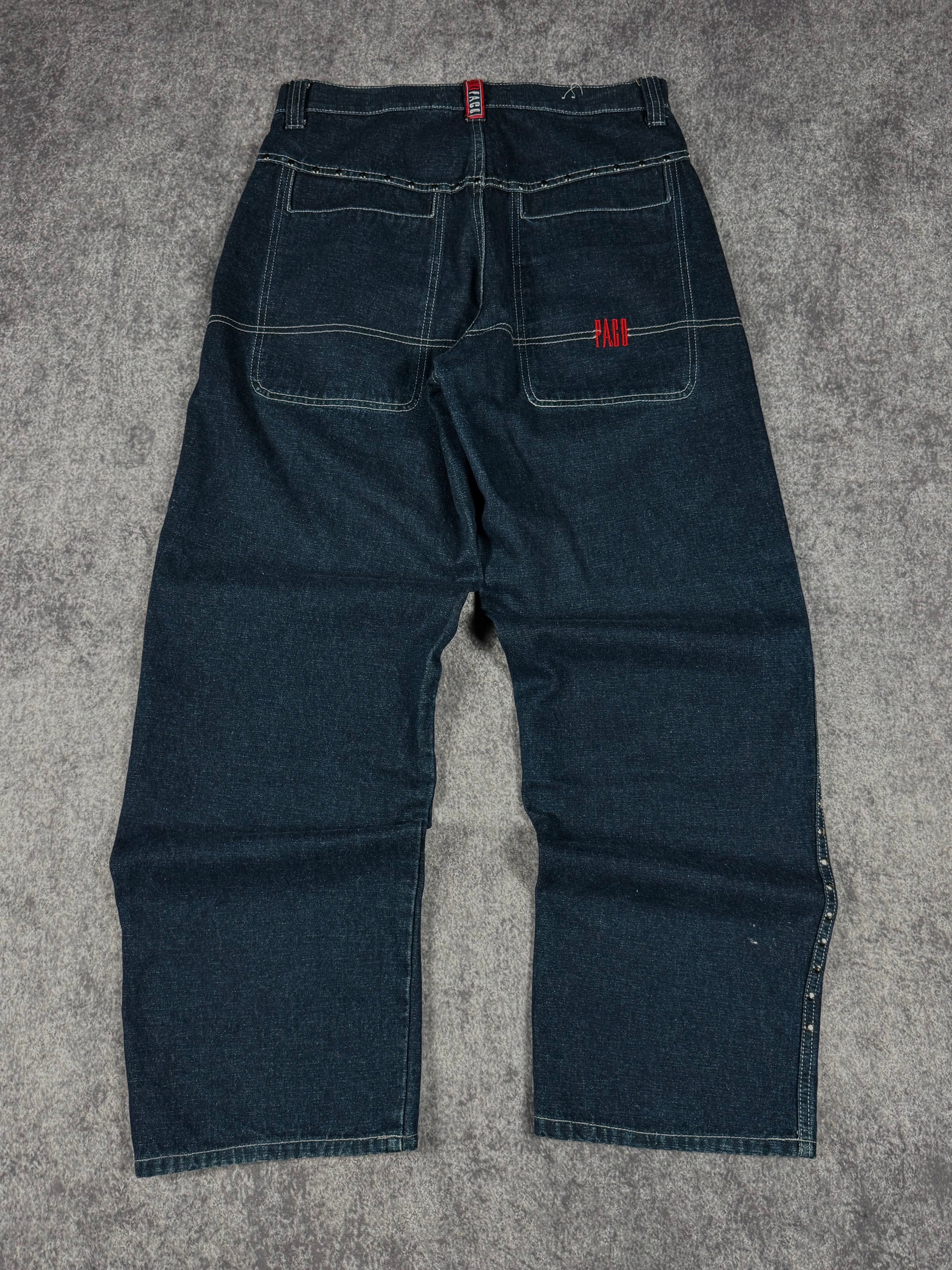 (rare) 2000s paco studded jeans (32x30)