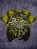 (rare) 2000s archaic x affliction shirt (L)