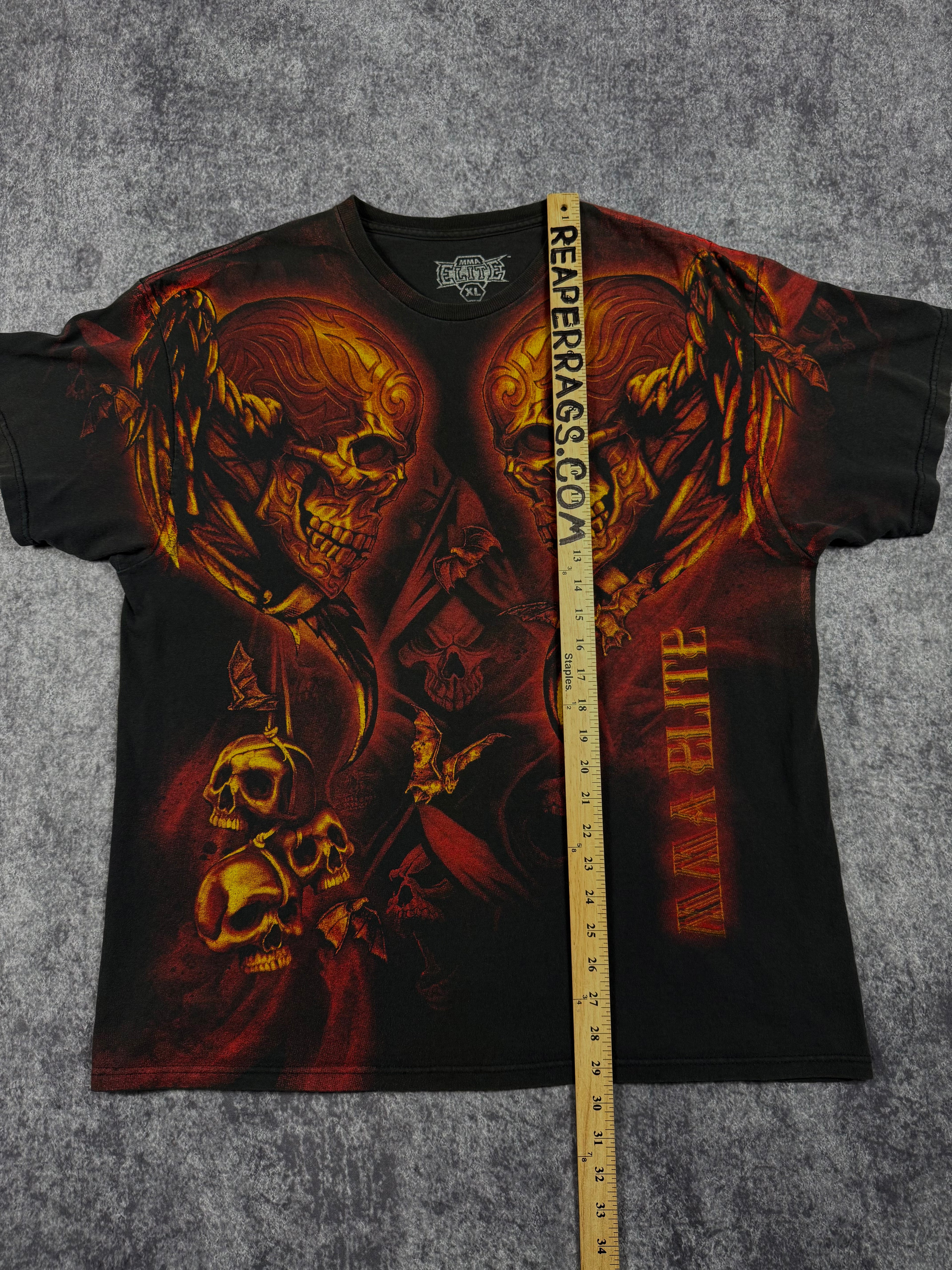 (rare) 2000s mma elite shirt (XL)