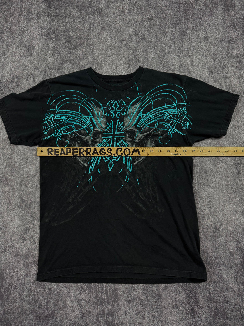 (rare) 2000s mma elite chrome shirt (S)