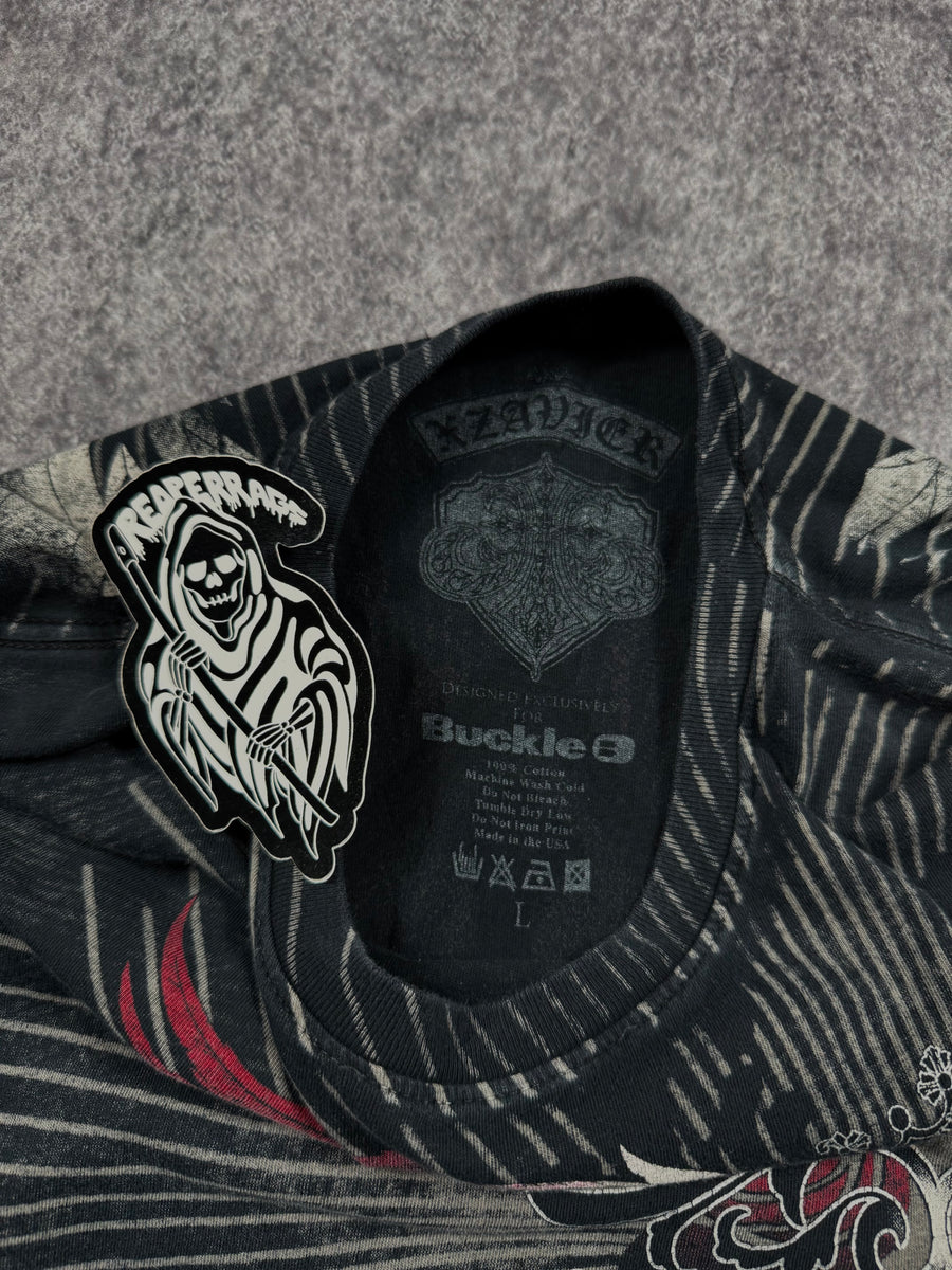 (rare) 2000s xzavier x buckle shirt (L)