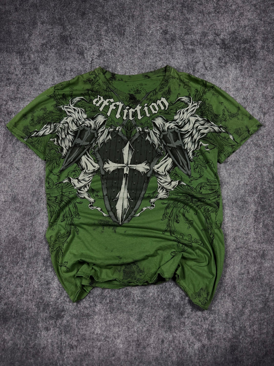 (rare) 2000s affliction shirt (XL)