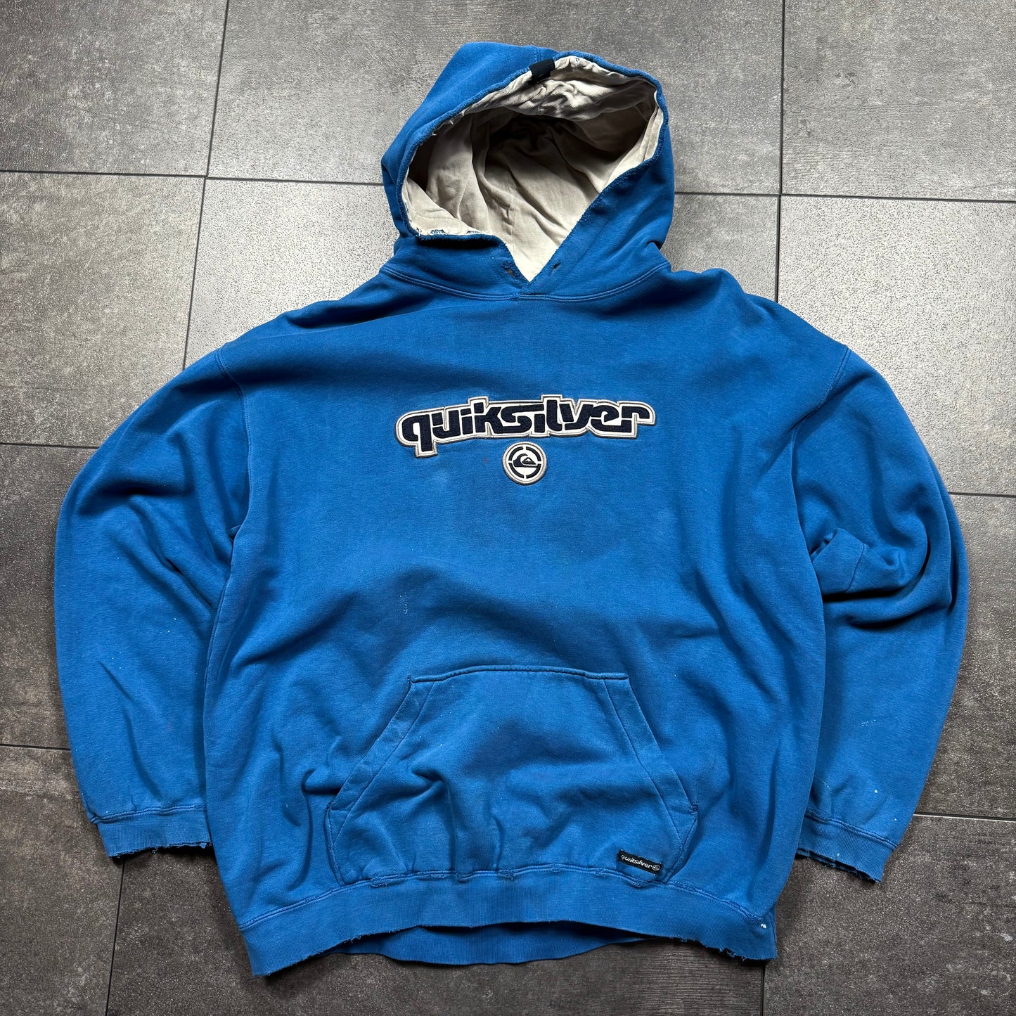 Y2K Surf Quiksilver Pullover Hoodie (L)