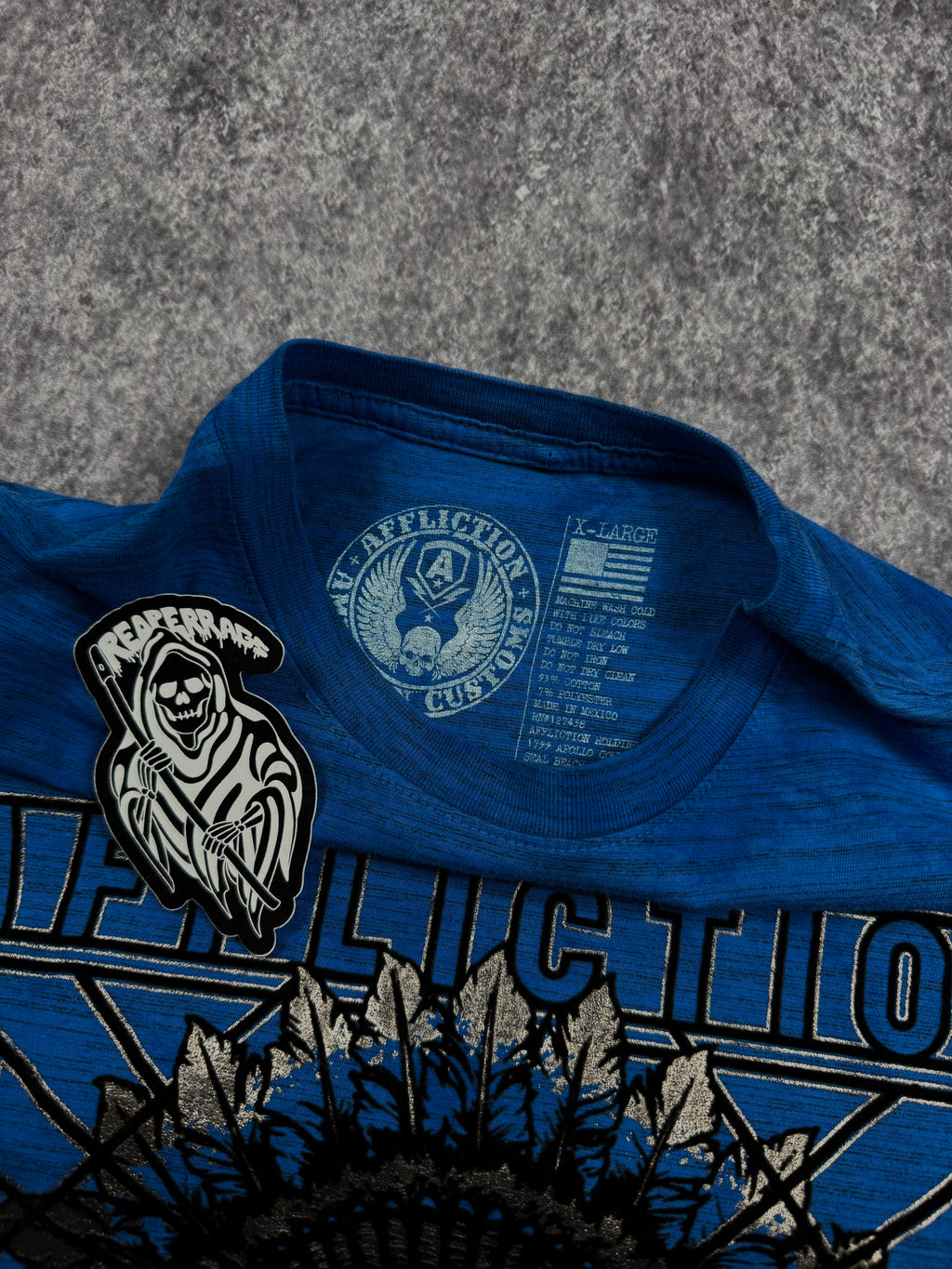 2000s affliction chrome shirt (L)