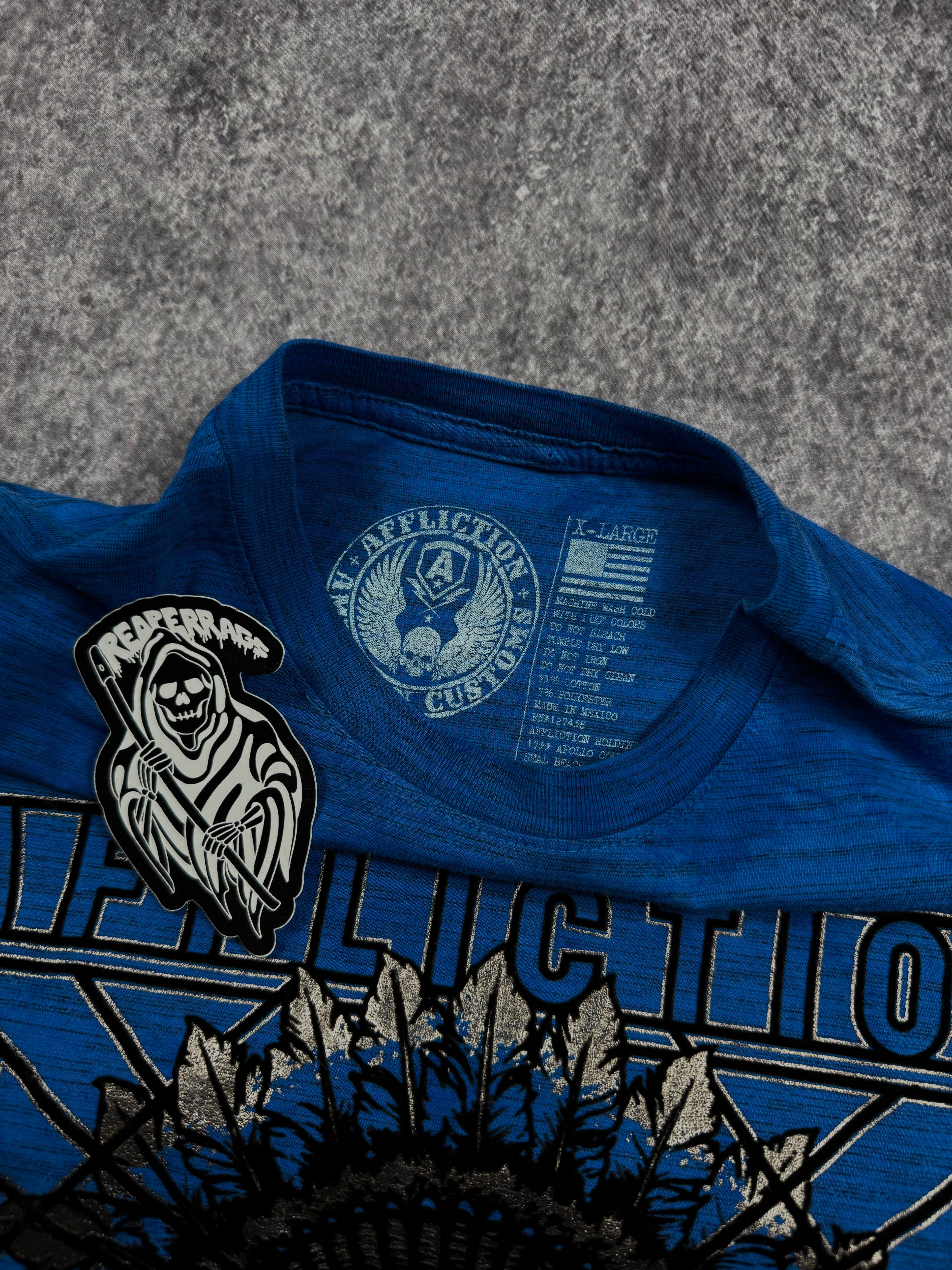 2000s affliction chrome shirt (L)