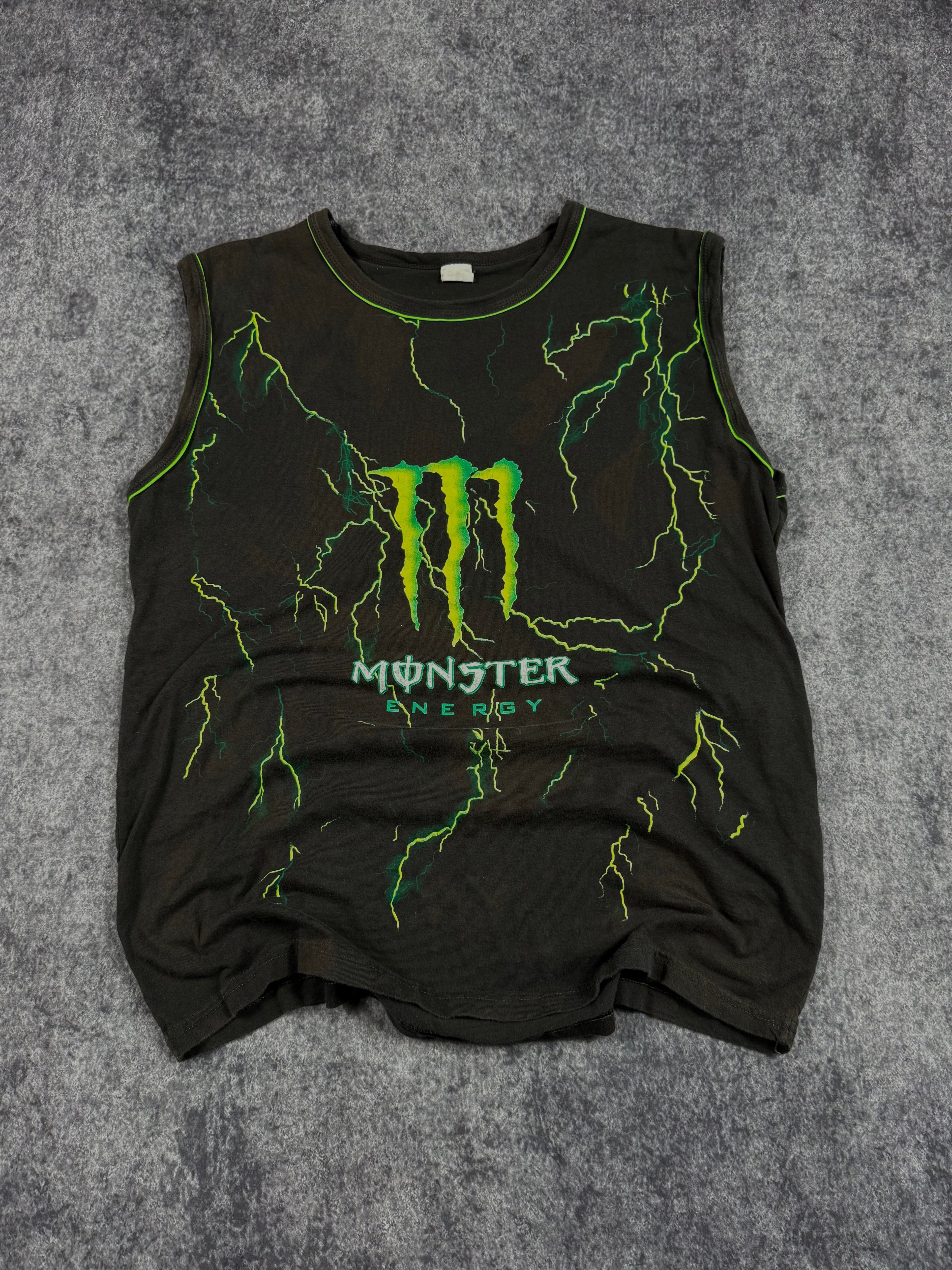 (rare) 2000s monster energy tank top (M)