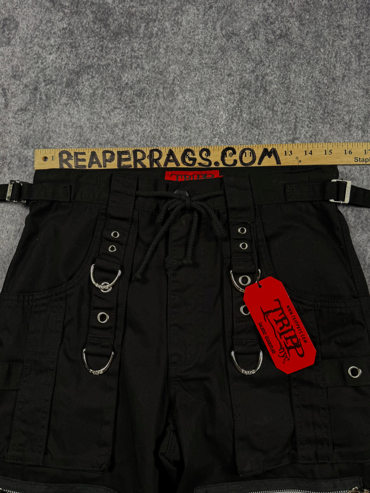 NWT 2000s Tripp NYC X-Strap Zip-Off Pant (30x32)