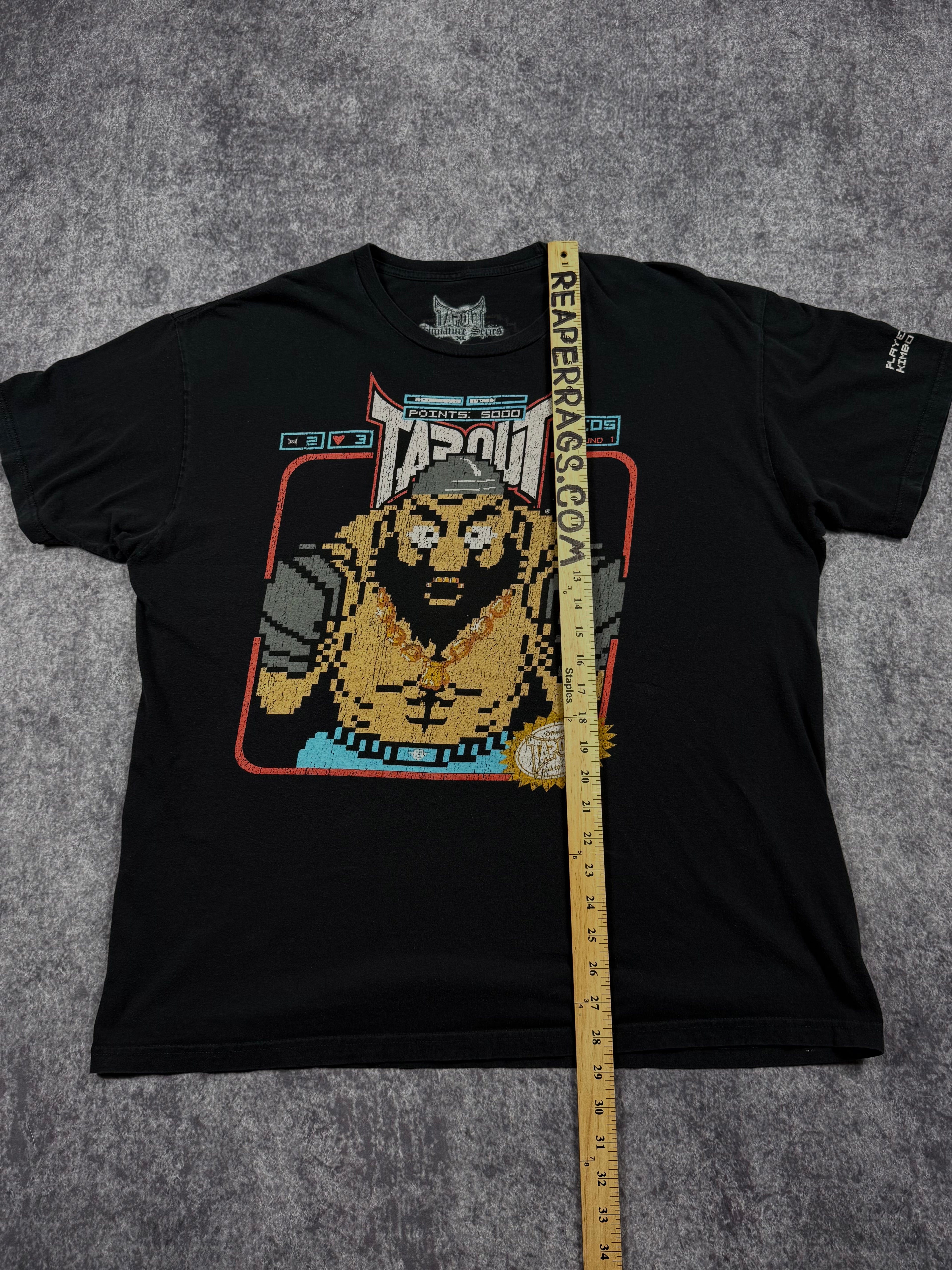 (rare) 2000s tapout signature series x kimbo slice shirt (XL)