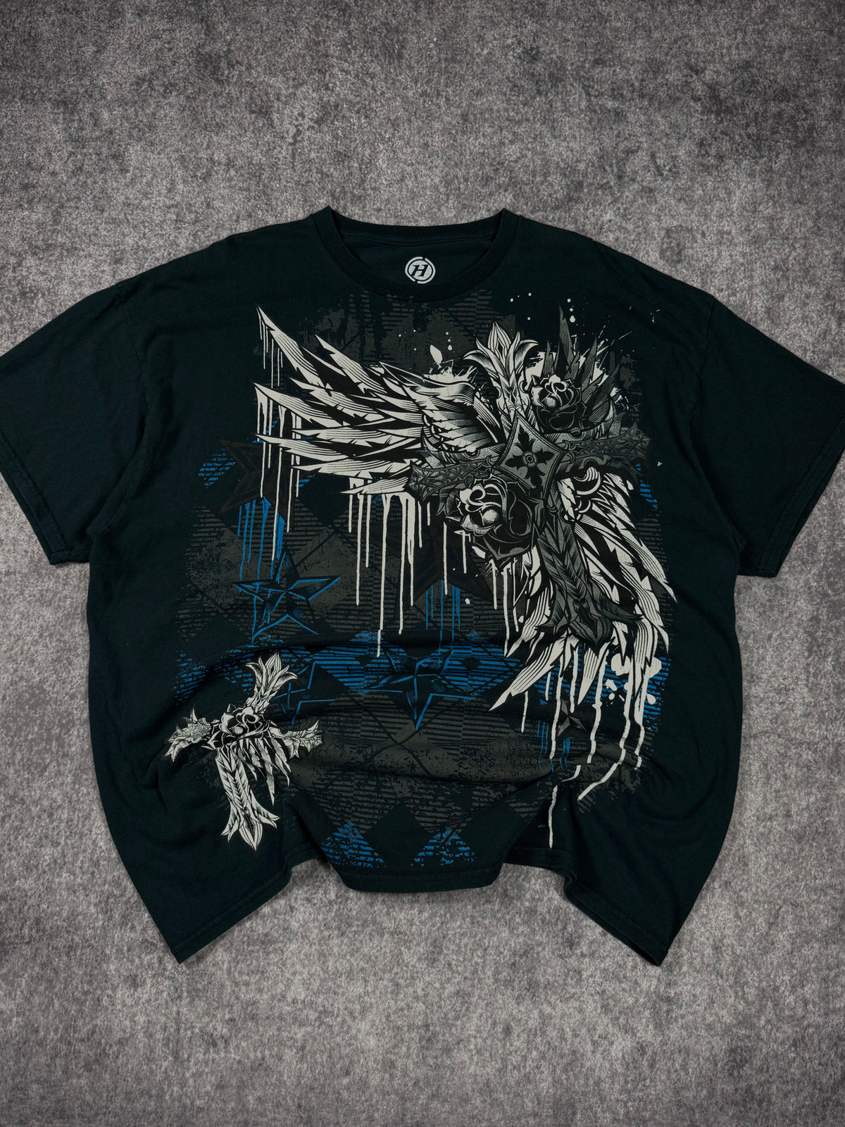 (rare) 2000s hybrid shirt (XXL)