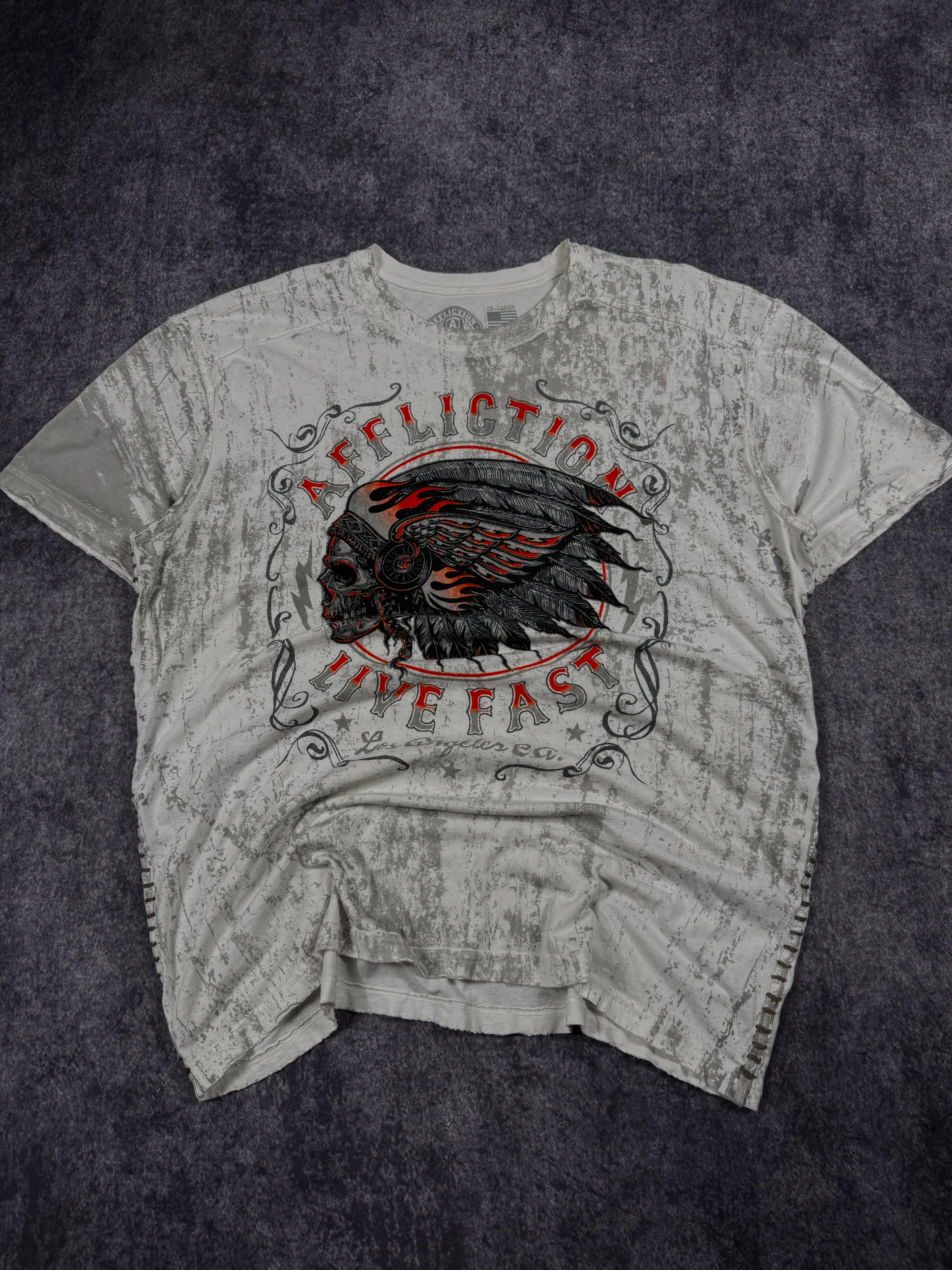 2000s affliction shirt (XXL)
