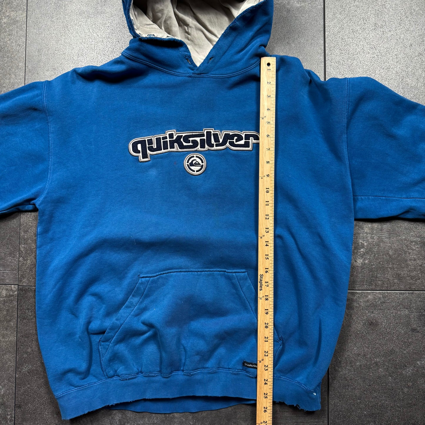 Y2K Surf Quiksilver Pullover Hoodie (L)