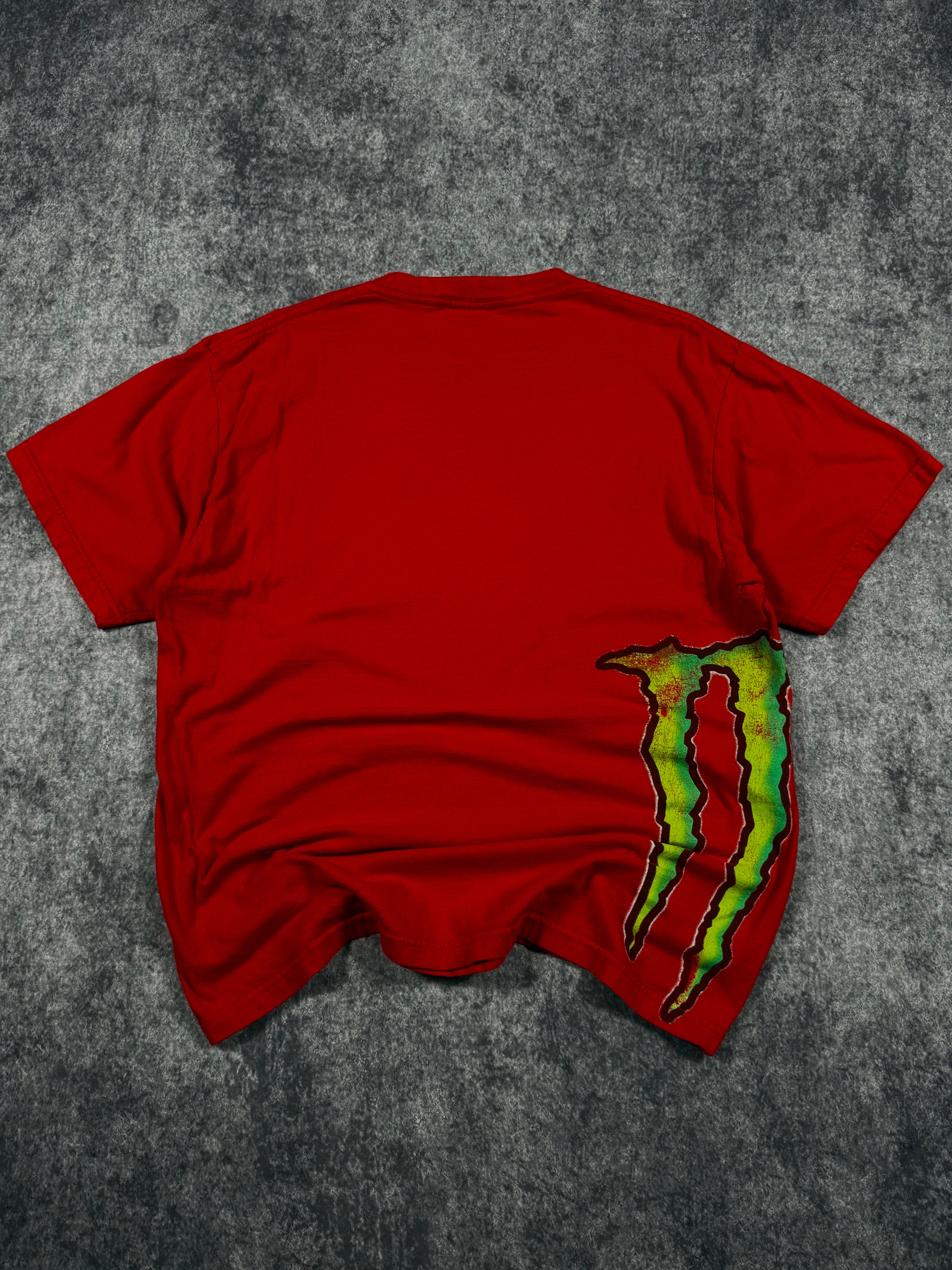 (rare) 2000s monster energy x dc shoes shirt (L)