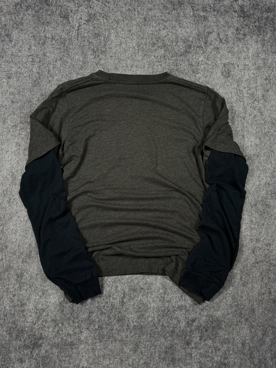 (rare) 2000s helix layered shirt (S)