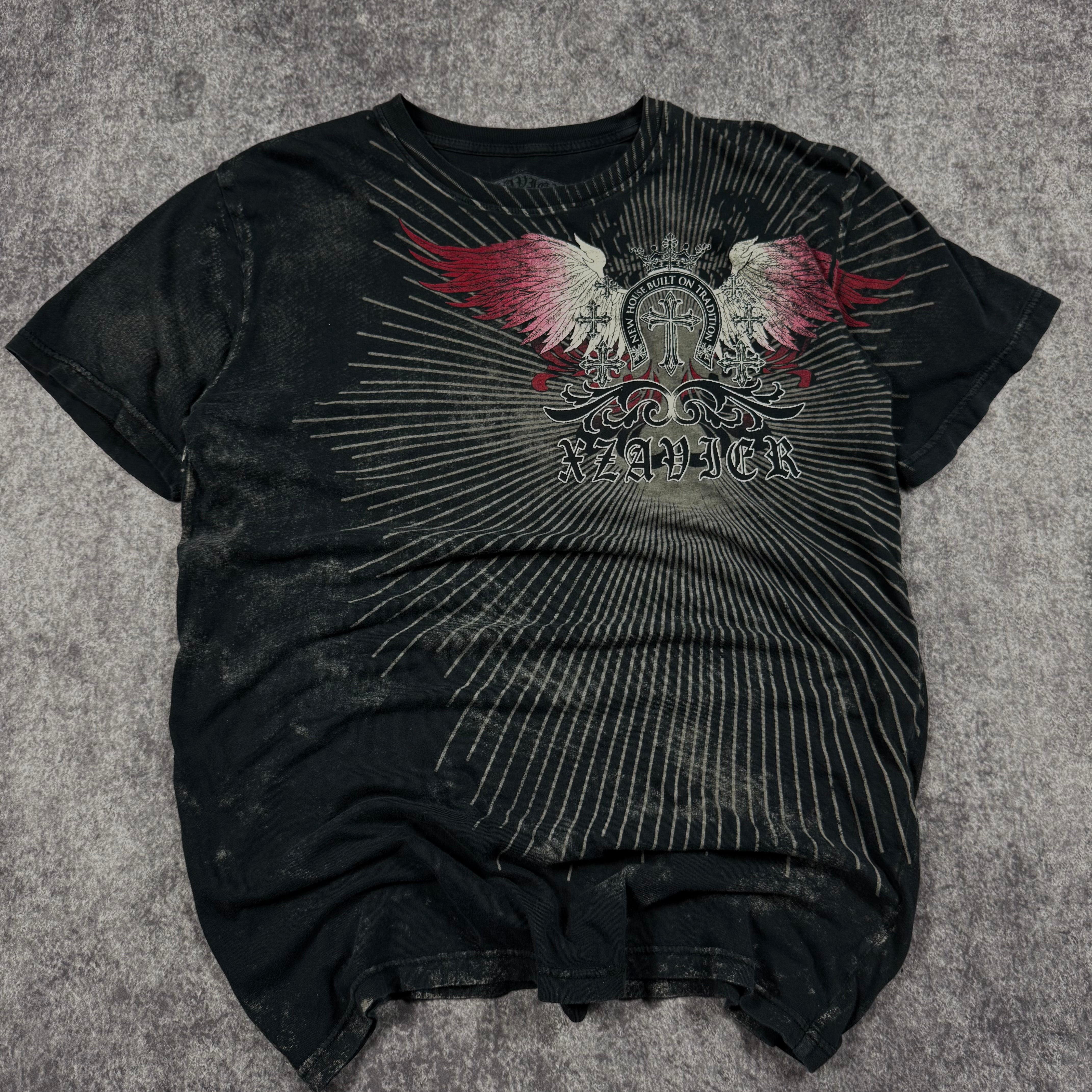 (rare) 2000s xzavier x buckle shirt (L)