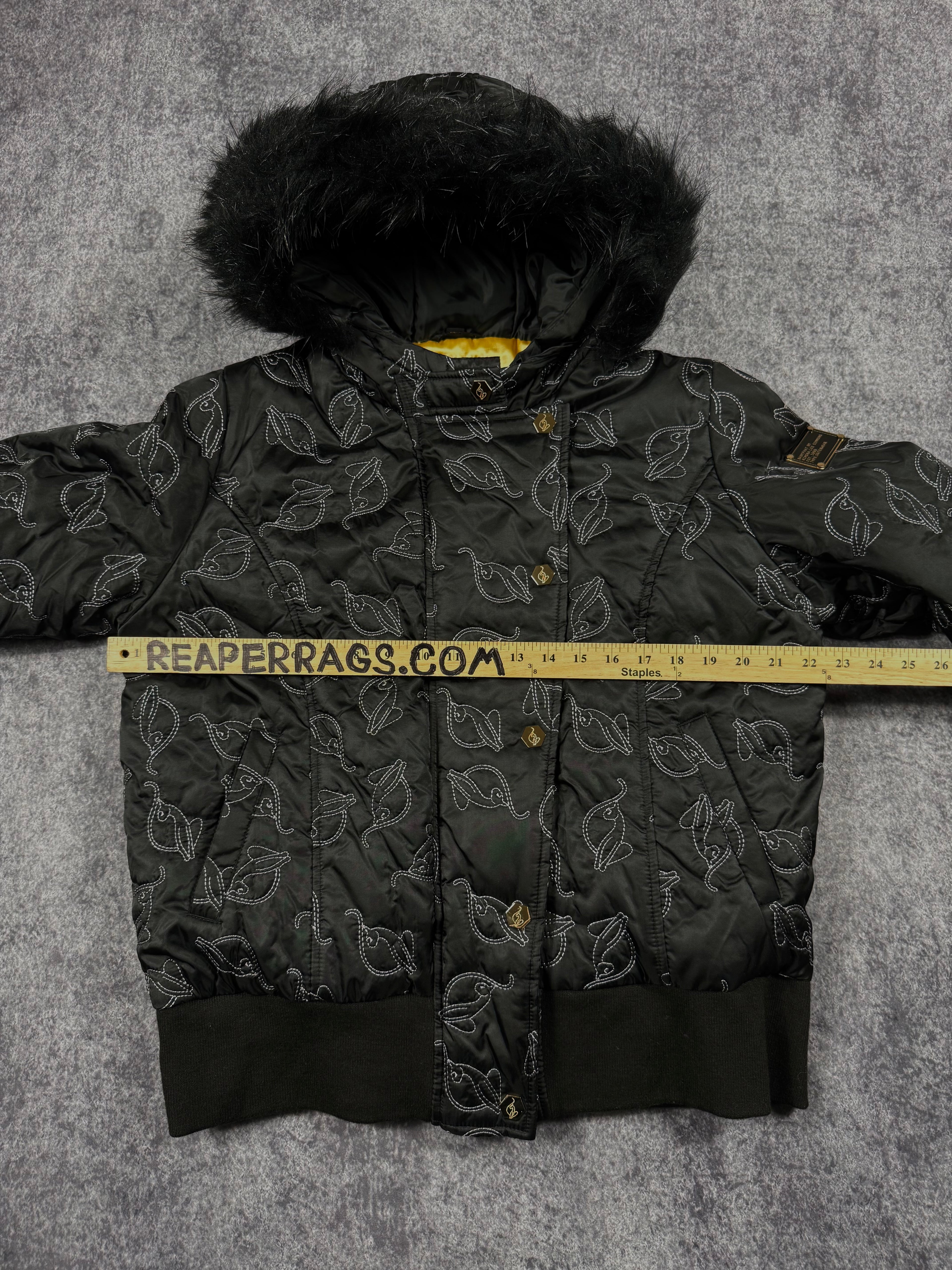 (rare) deadstock 2000s baby phat fur jacket (L)