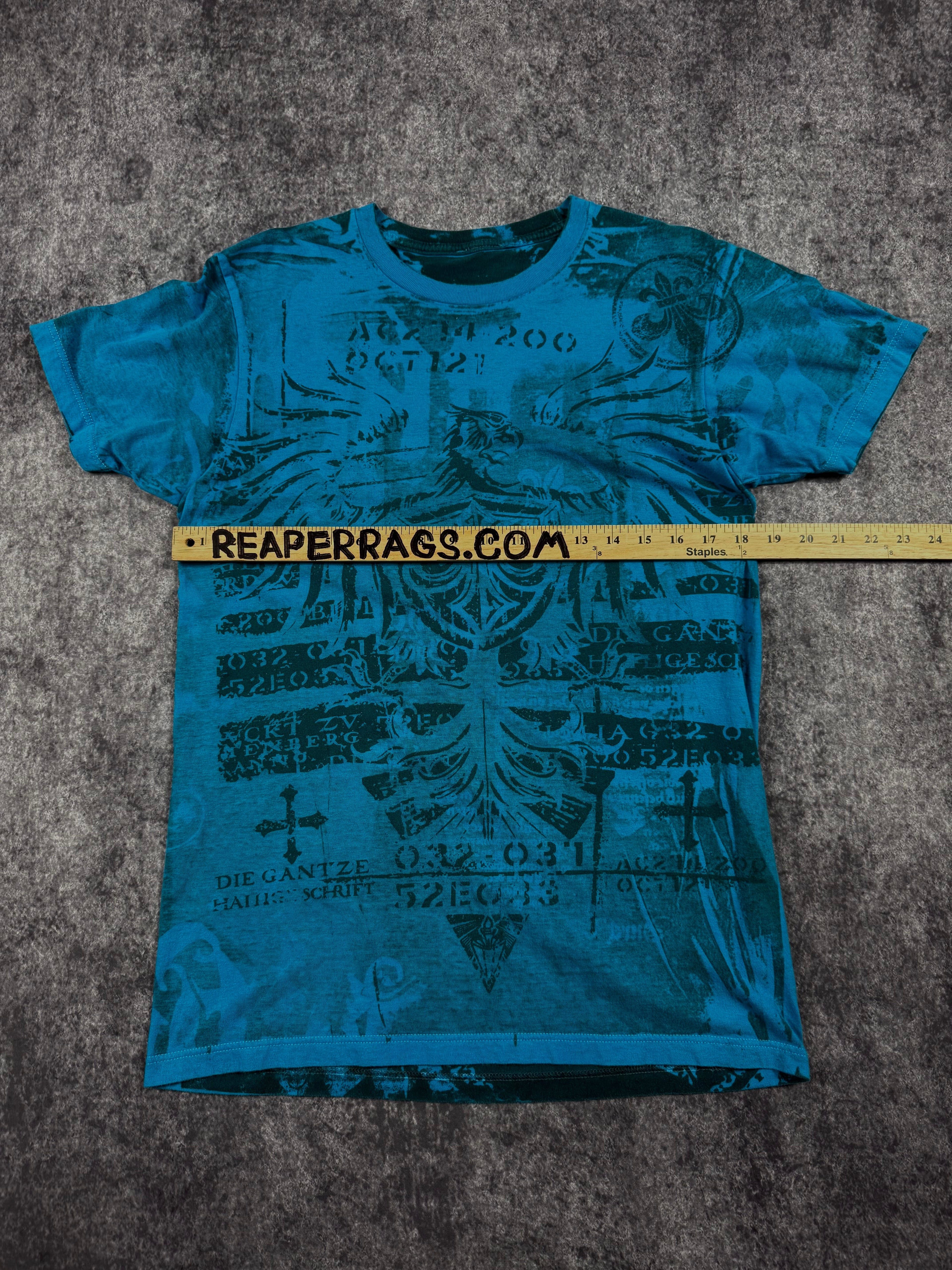 (rare) 2000s reversible helix shirt (S)