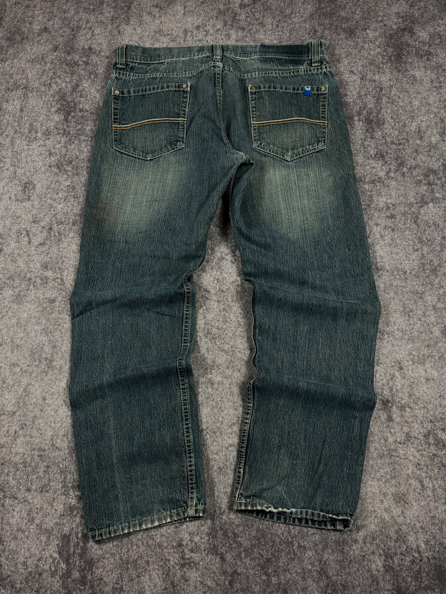 2000s southpole blue tab jeans (34x28)