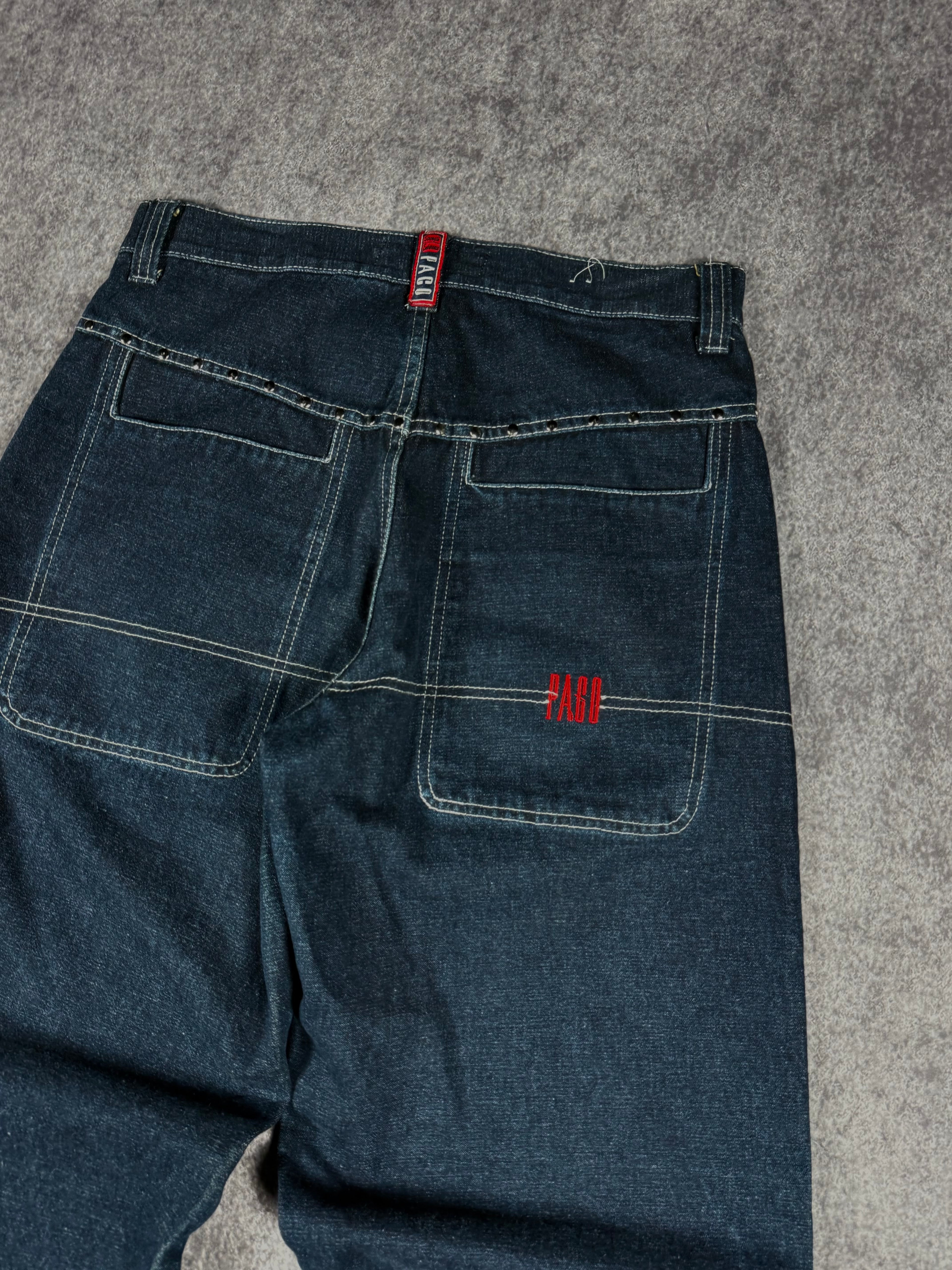 (rare) 2000s paco studded jeans (32x30)