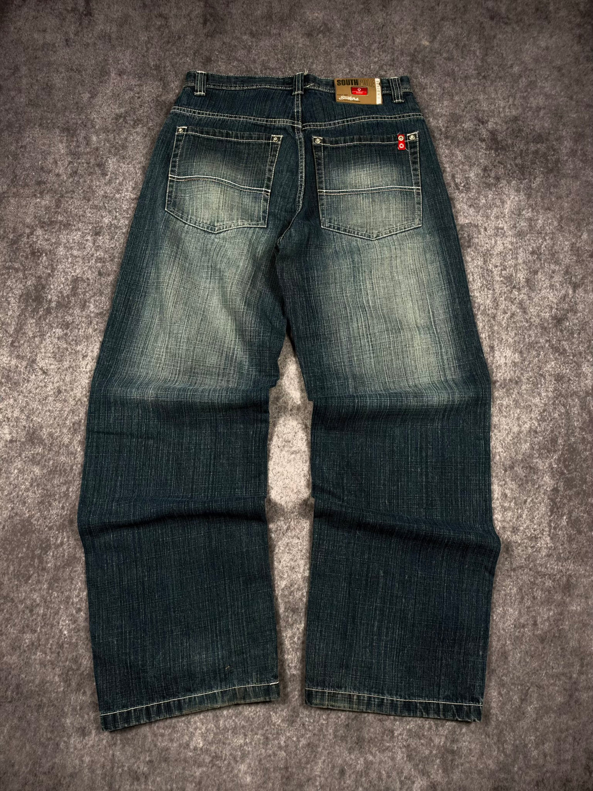 (GRAIL) 2000s SOUTHPOLE RED TAB JEANS (30x30)