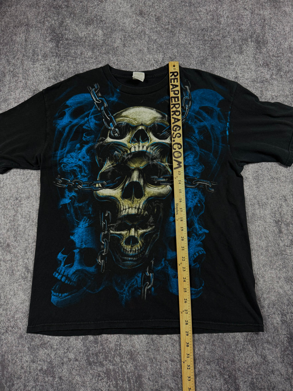 2000s skull shirt (L)