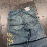 2000s Southpole Embroidered Jeans (30x28)