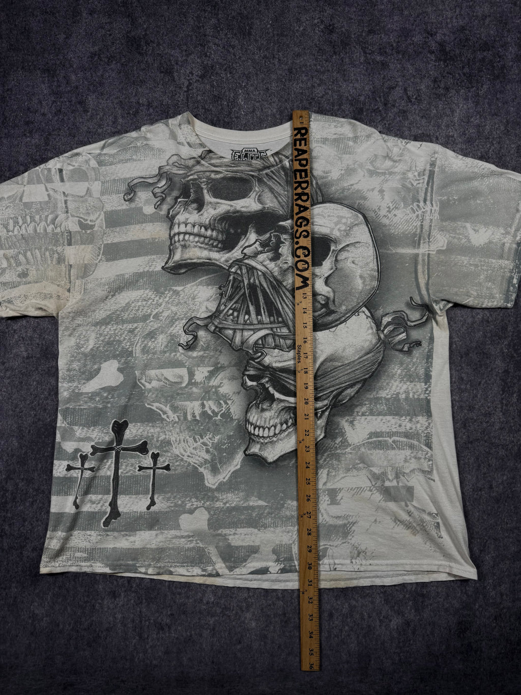 (rare) 2000s mma elite shirt (XXL)
