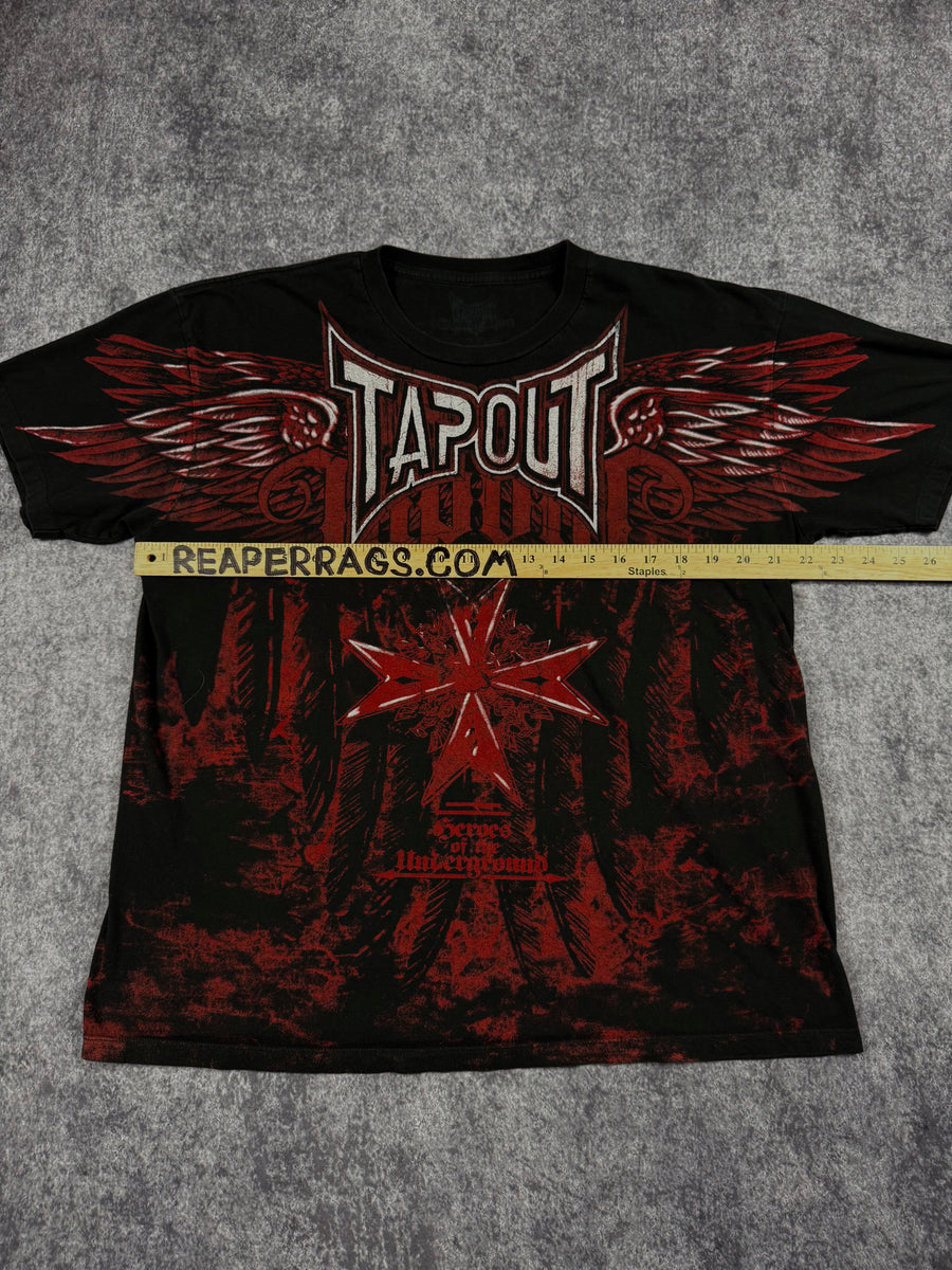 (rare) 2000s tapout signature series shirt (L)
