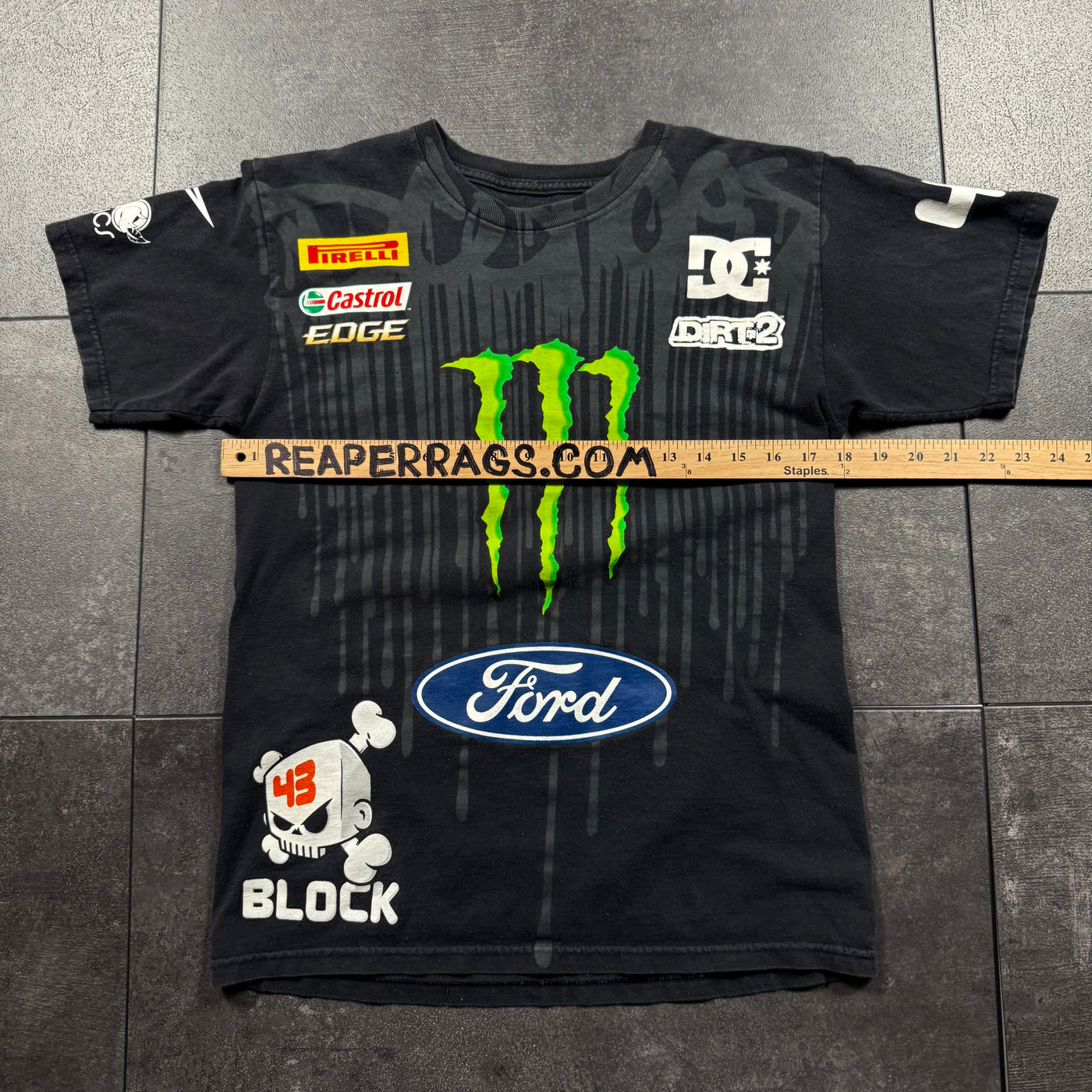 (rare) 2000s DC Shoes x Monster Energy x Ken Block Shirt (S)