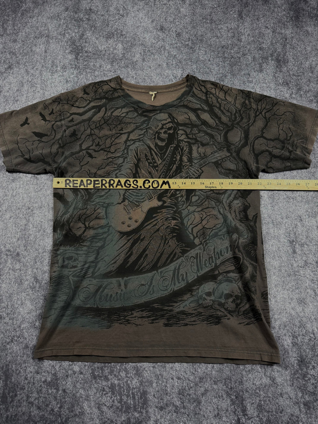 2000s grim reaper shirt (L)