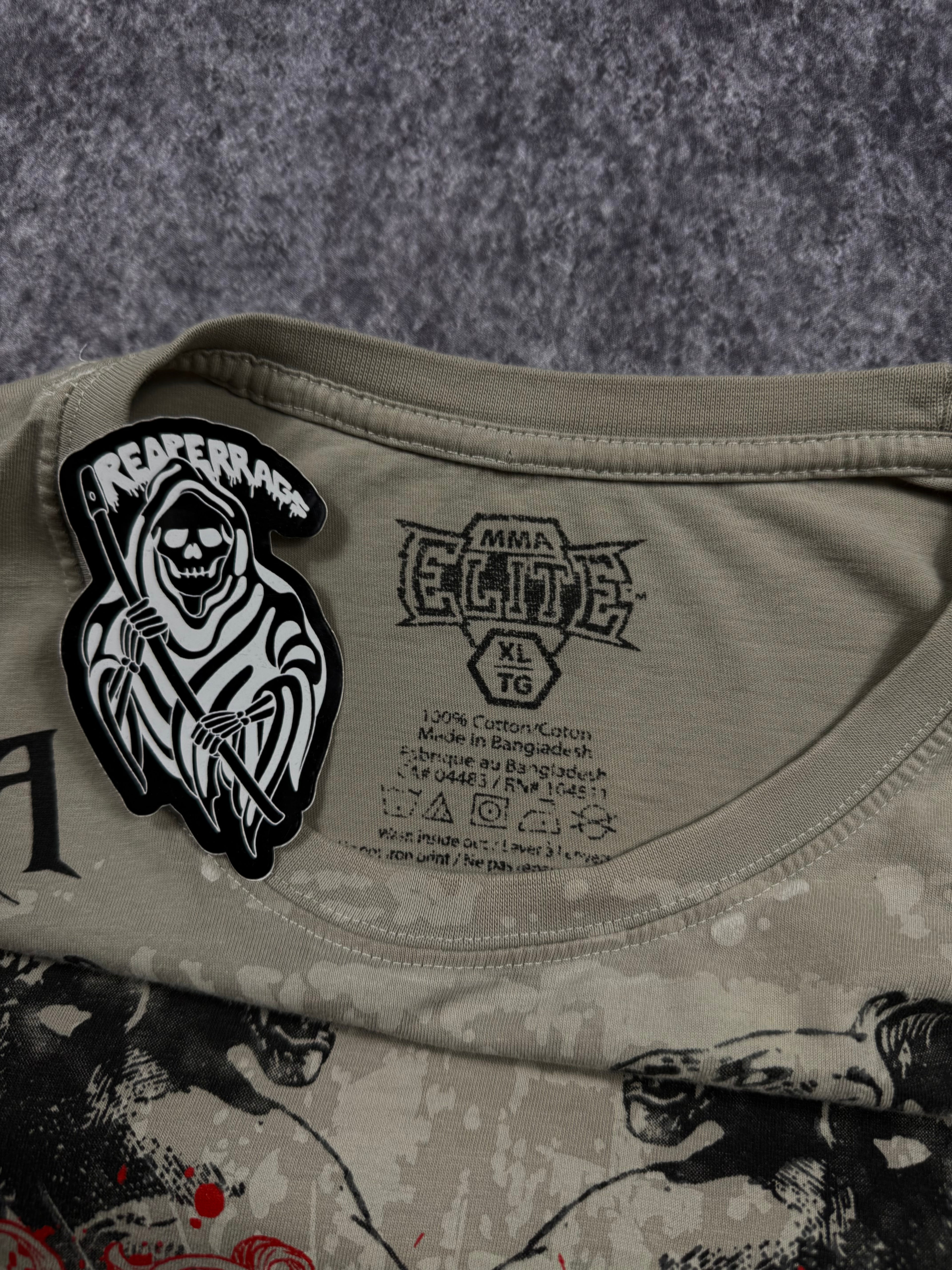 (rare) 2000s mma elite shirt (XL)