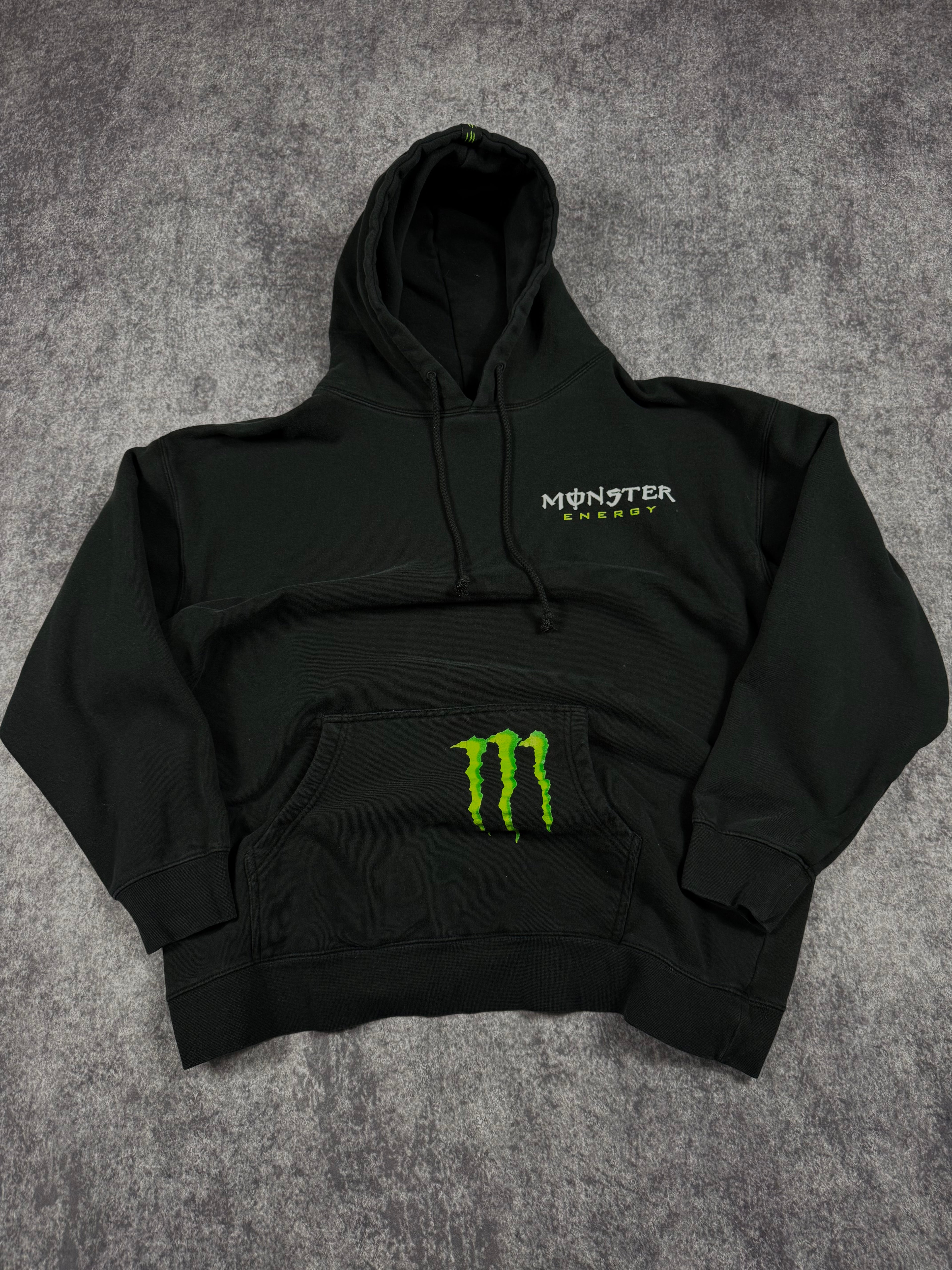 (rare) 2000s monster energy hoodie (XL)