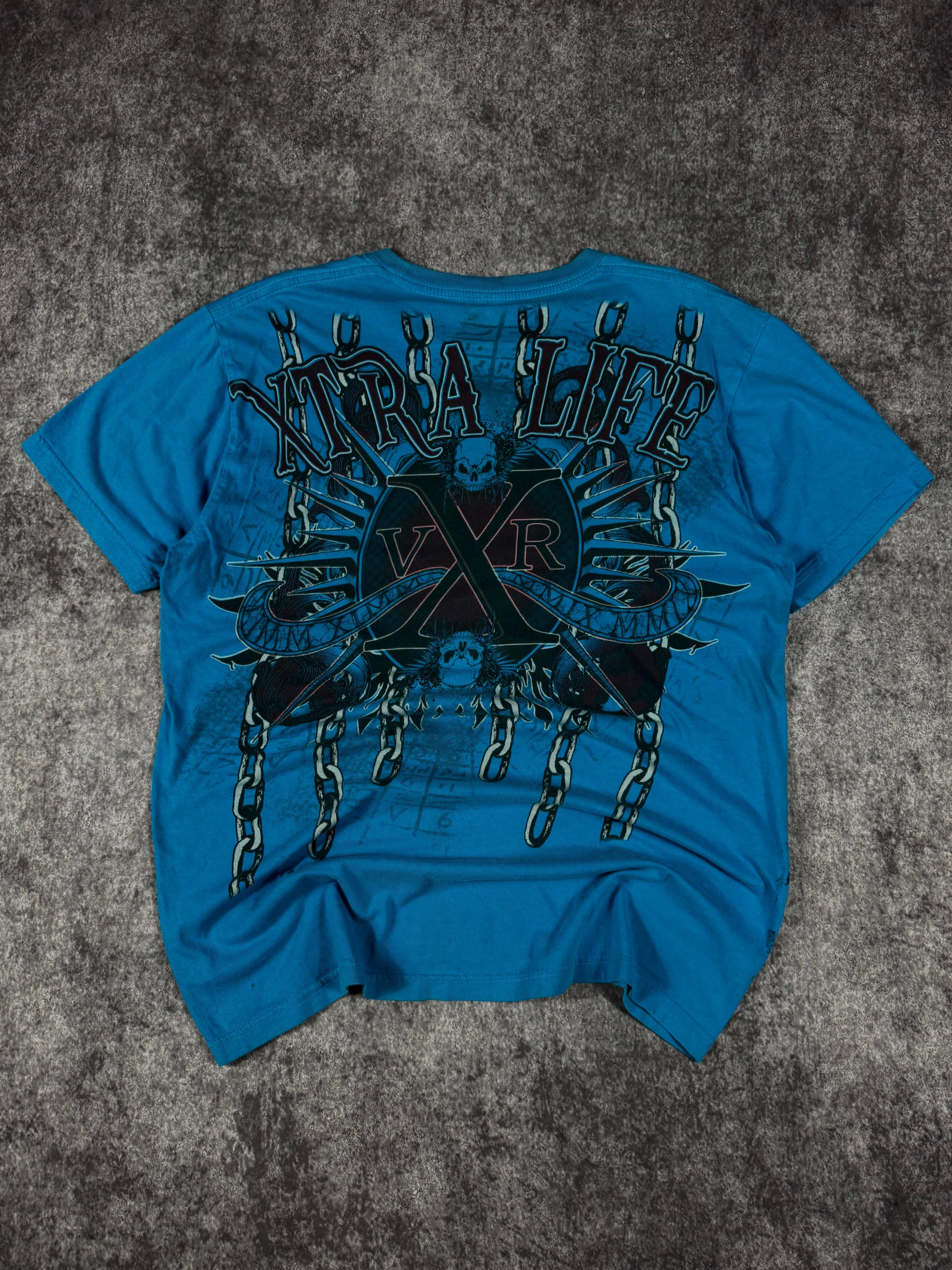 (rare) 2000s xzavier chrome shirt (L)