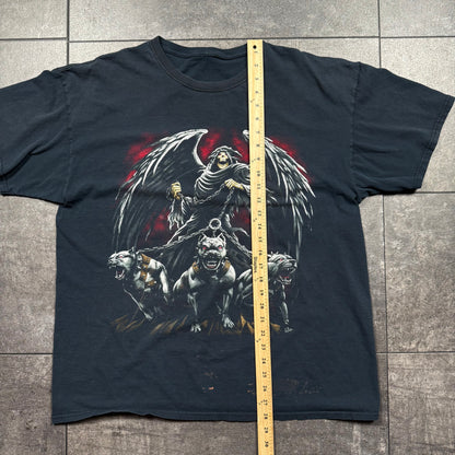 Y2K Grim Reaper Grunge Tshirt (L)