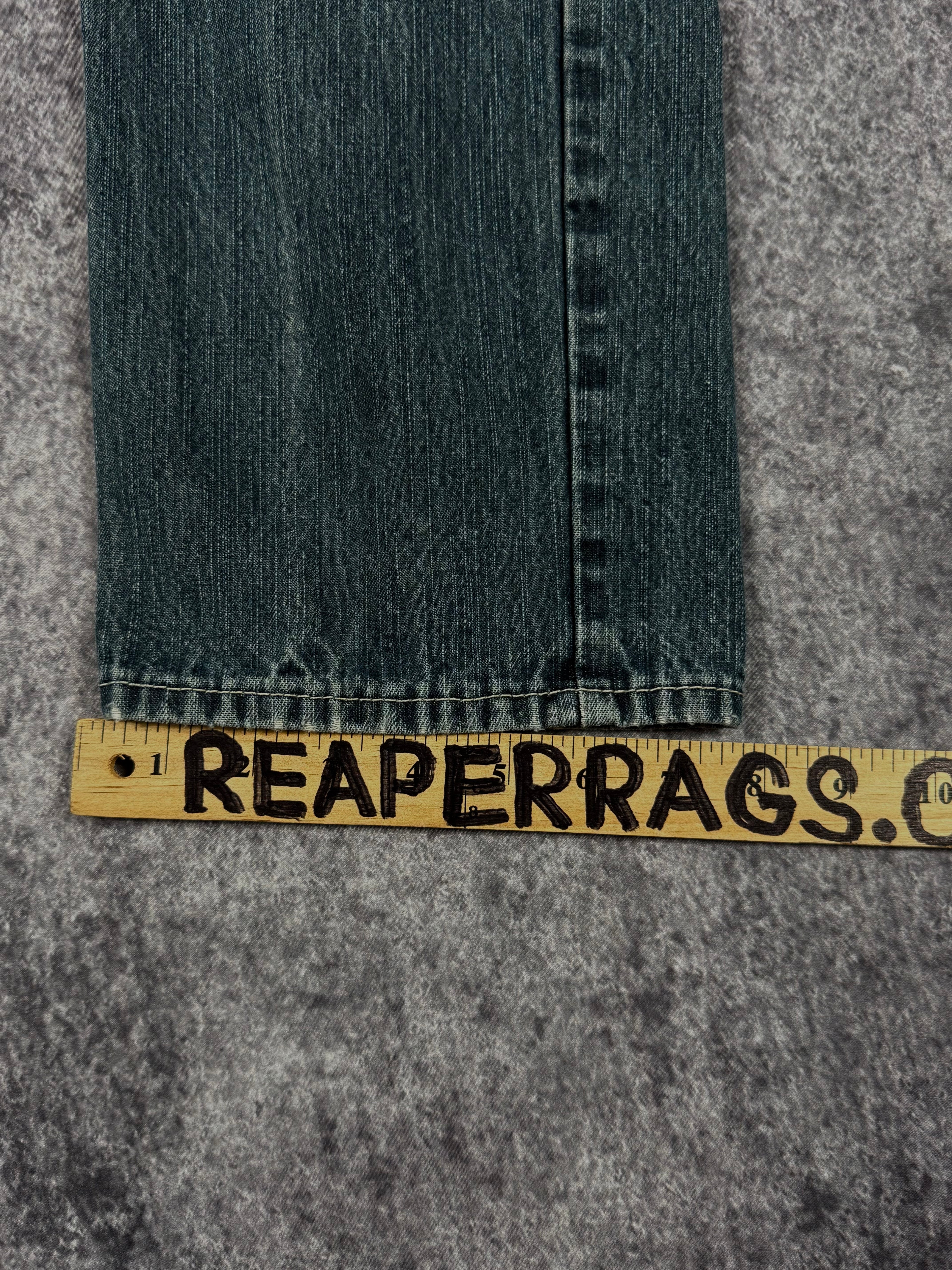 2000s southpole blue tab jeans (34x28)