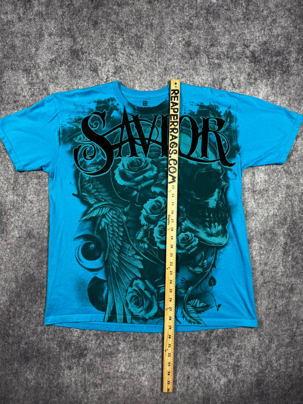 (RARE) 2000S SAVIOR SHIRT (XL)