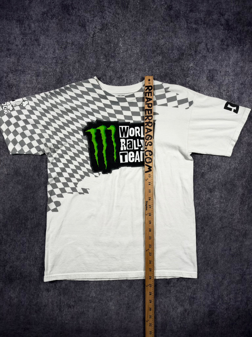 (RARE) 2000S MONSTER ENERGY X KEN BLOCK SHIRT (S)