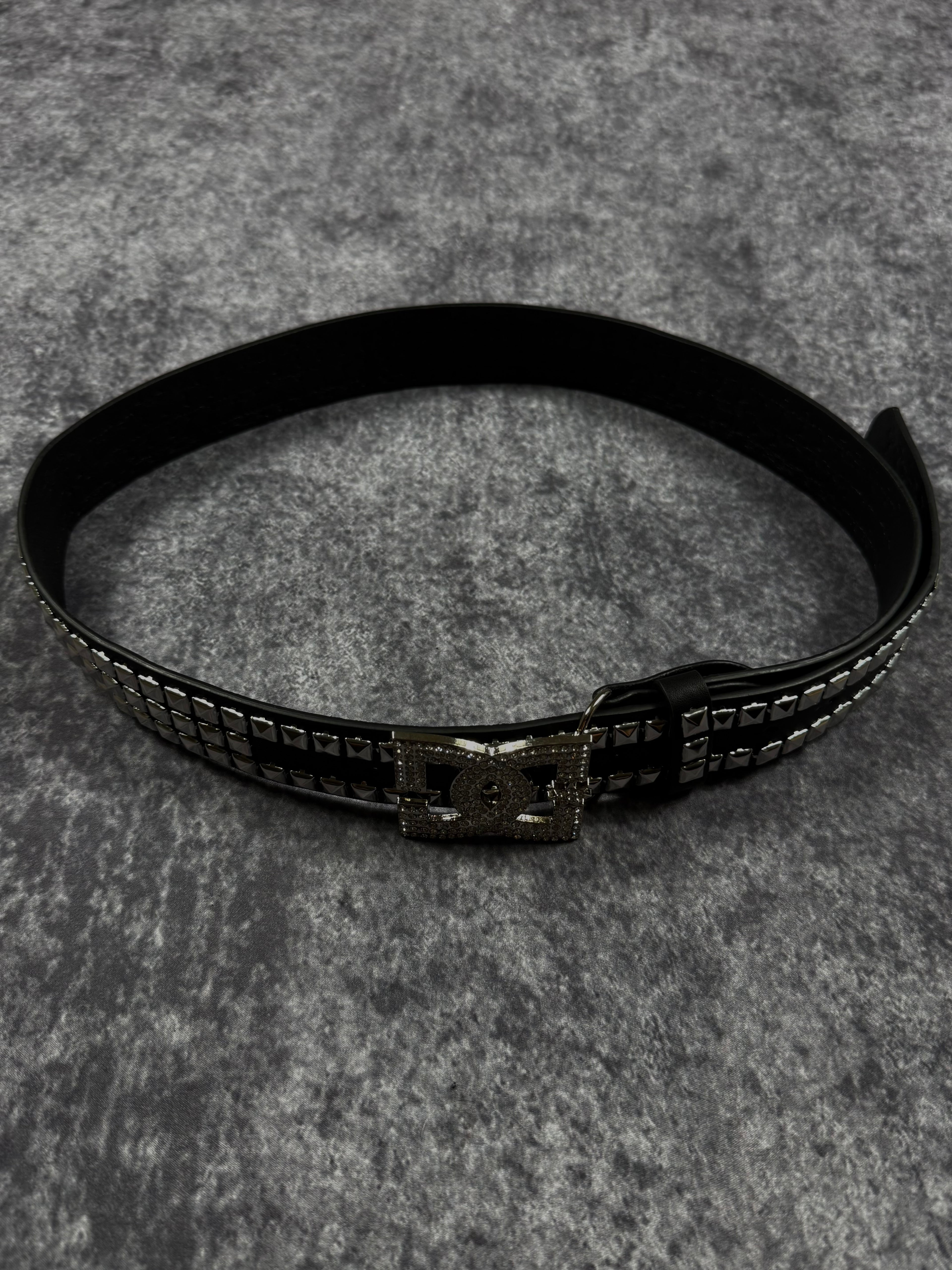 Rhinestone DC Studded Belt (belt included)