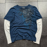 2000s MMA Elite Layered Shirt (M)