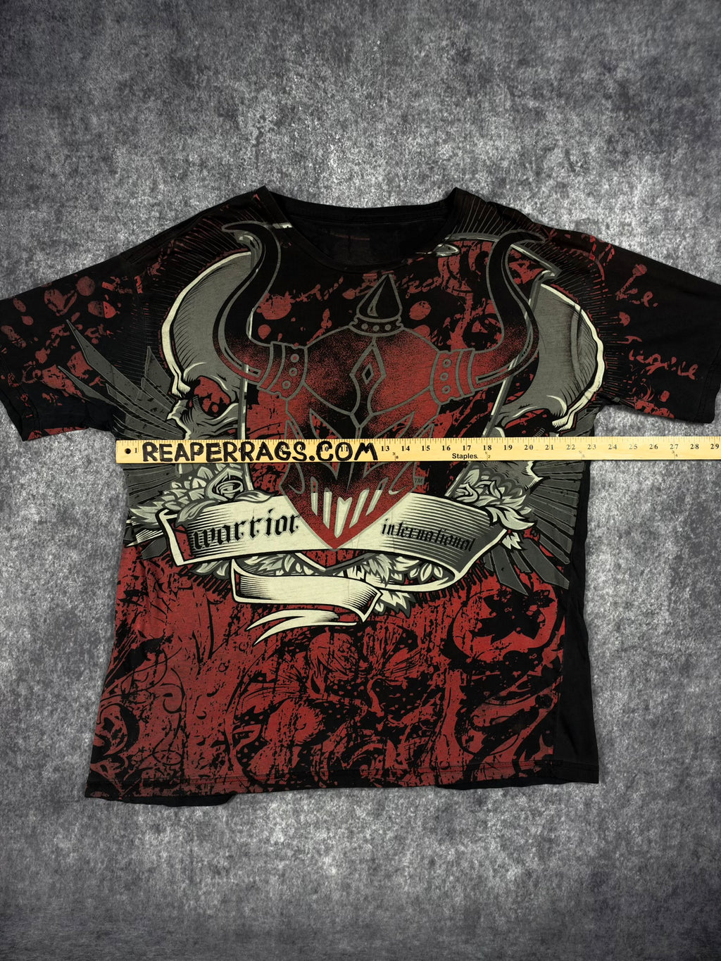 (RARE) 2000s WARRIOR INTERNATIONAL SHIRT (XL)