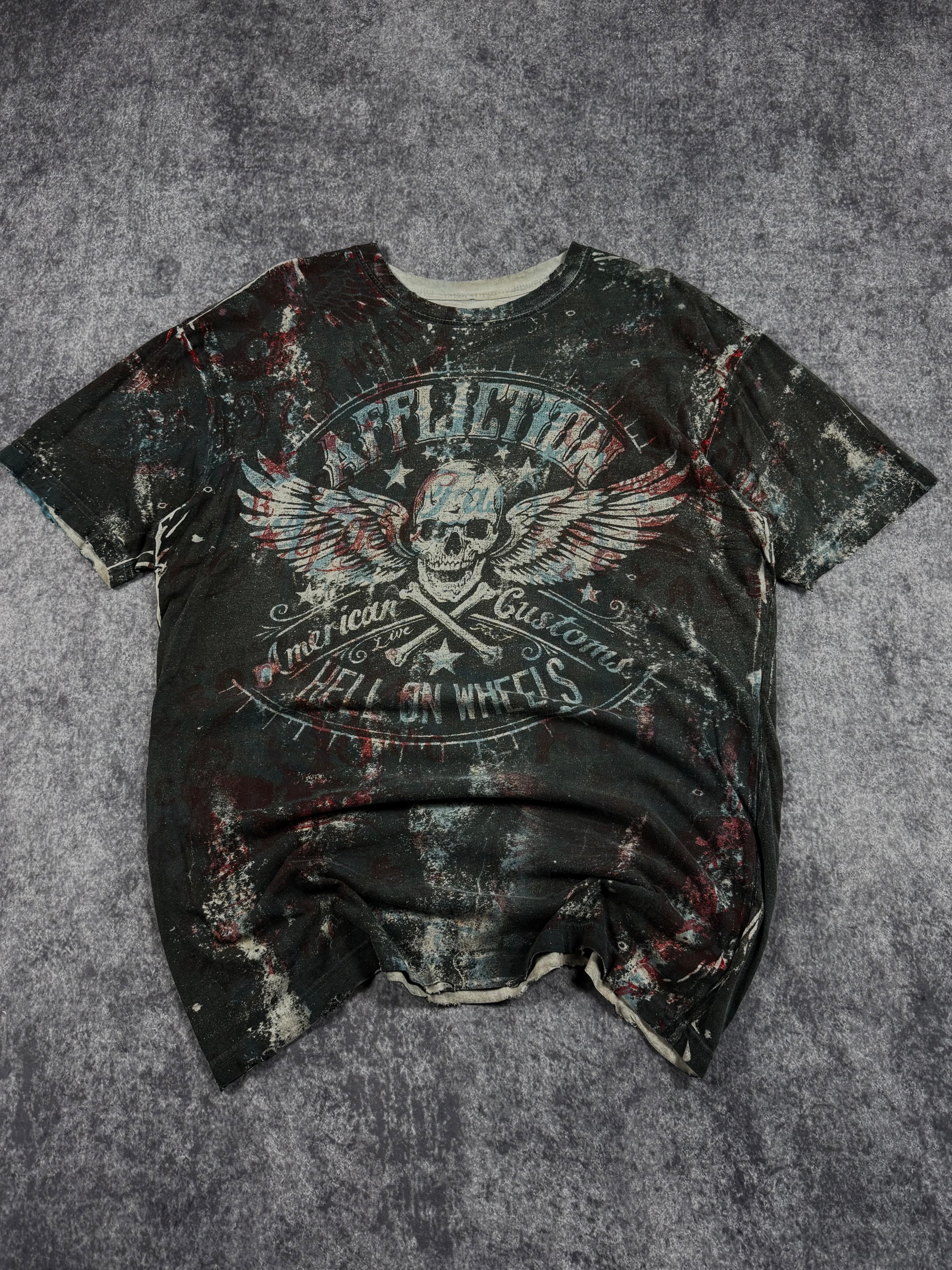 (rare) 2000s affliction shirt (XL)