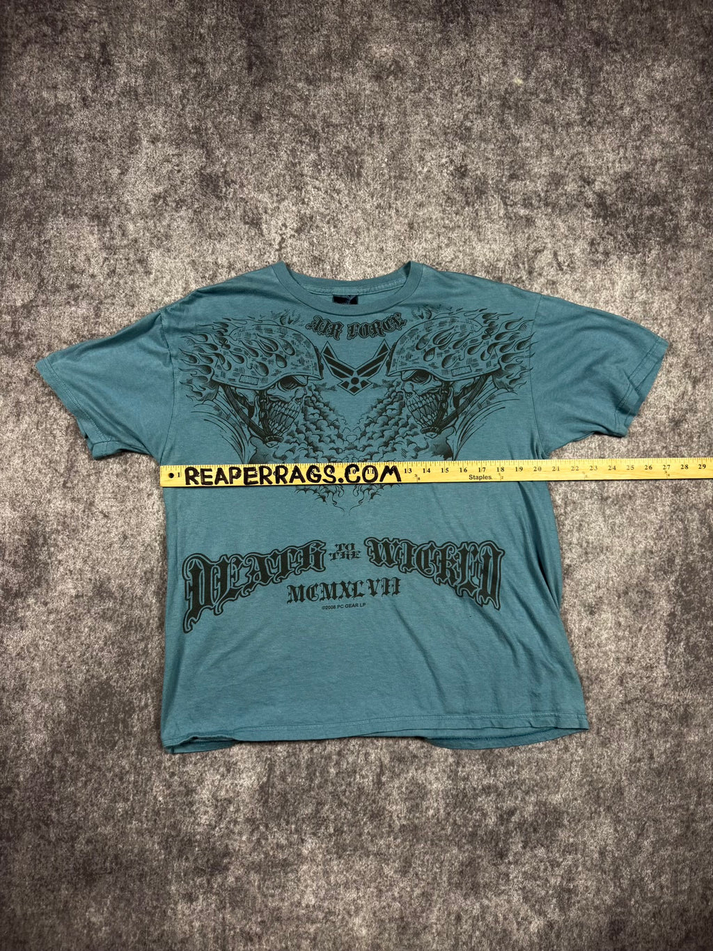 2000S SKULL SHIRT (L)