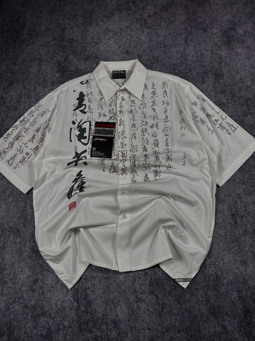 (rare) 2000s southpole button-up shirt (XL)